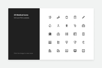 Medical Icons - Line style