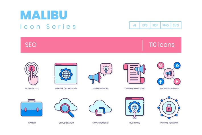 110 SEO Icons