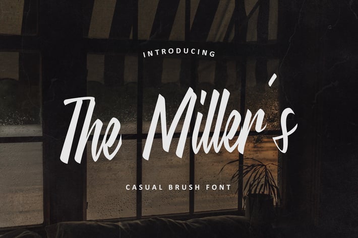 The Miller’s – Casual Brush Font