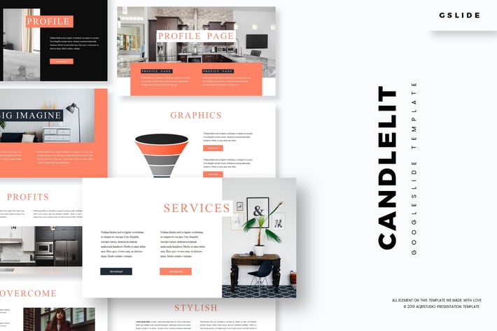 Candelit - Google Slides Template