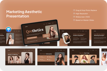 Marketing Aesthetic Presentation Keynote
