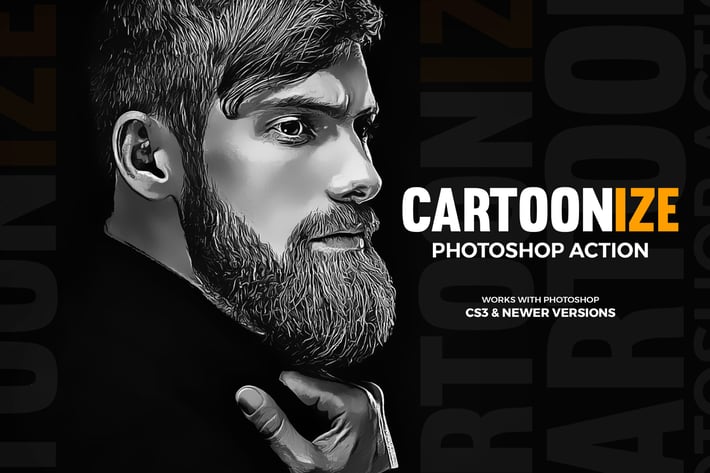 Cartoonize Photoshop Action