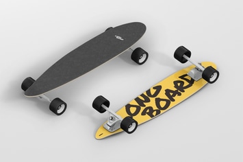 Skateboard Longboard Mockup