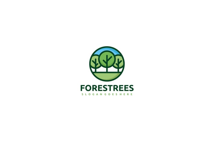 Forest Trees Logo