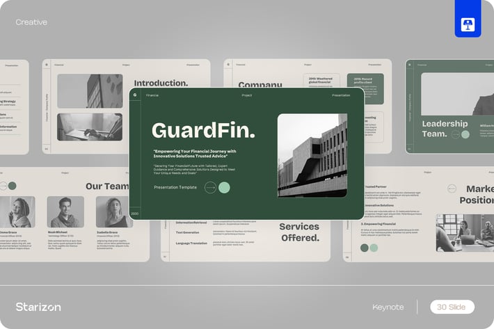 Green Creative Financial Company Profile • 005