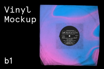 Vinyl Album Record Mockup