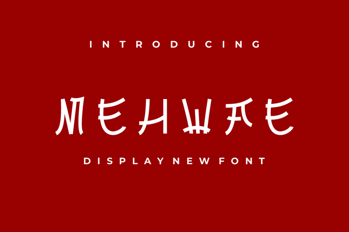 MEHWAE Font