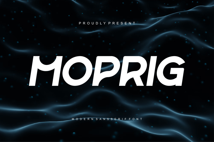 Moprig - Modern Sansserif Font