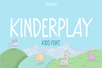 Kinderplay - kids font