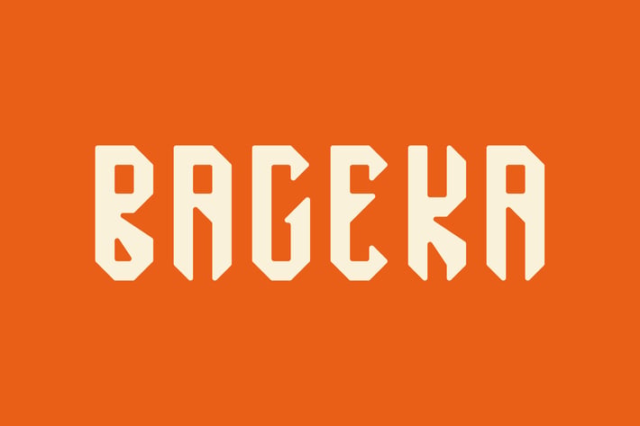 Bageka -Bold and Sharp font