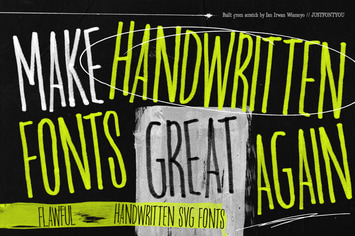 Flawful - Handwriting SVG Fonts