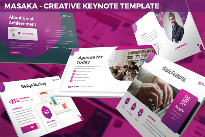 Masaka - Creative Keynote Template