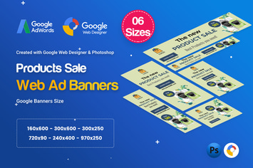 Product Sale Banners Ad D31 - Google Web Design