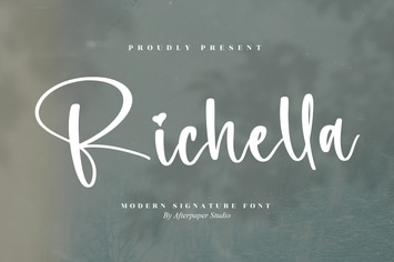 Richella Modern Signature Font