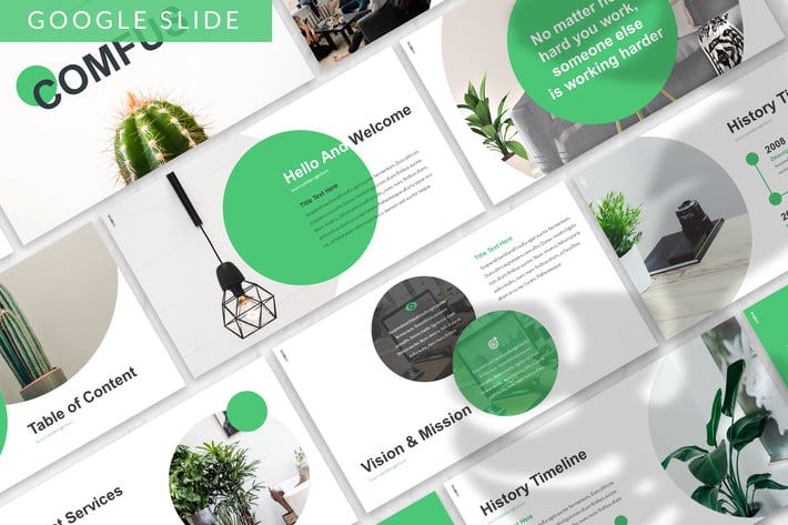 Comfus - Plants Google Slide Template