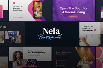 NELA - Digital Marketing Powerpoint Template