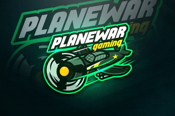 Planewar Gaming - Mascot & Esport Logo