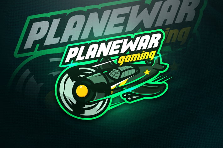 Planewar Gaming - Mascot & Esport Logo