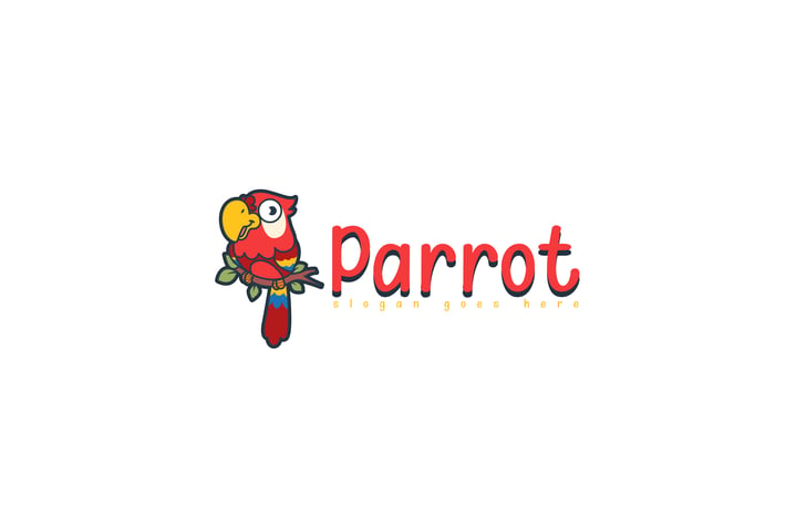 Parrot Bird Logo Template