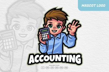 Accounting  Financial Business Logo