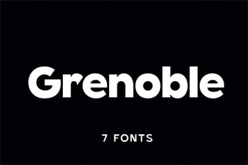 Grenoble - Modern Sans Font