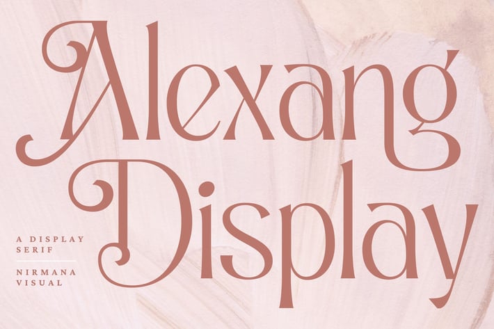 Alexang Display - Retro Font