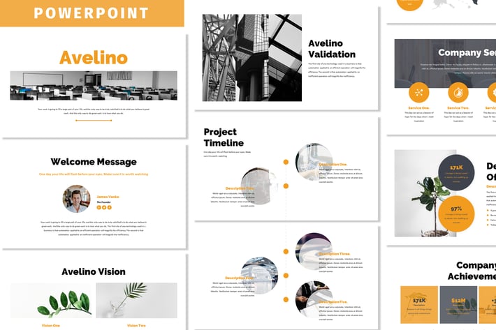 Avelino - Business Powerpoint Template