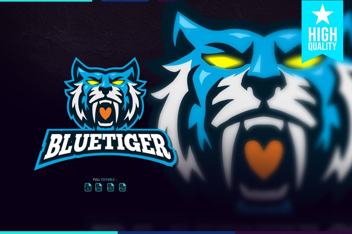 Blue Tiger Esport Logo