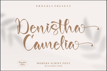 Denistha Camelia Script Font