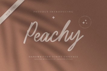 Peachy Handwritten Script