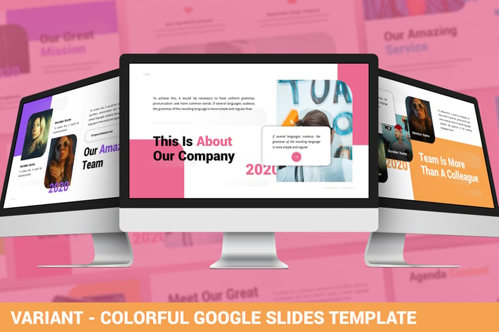 Variant - Colorful Google Slides Template