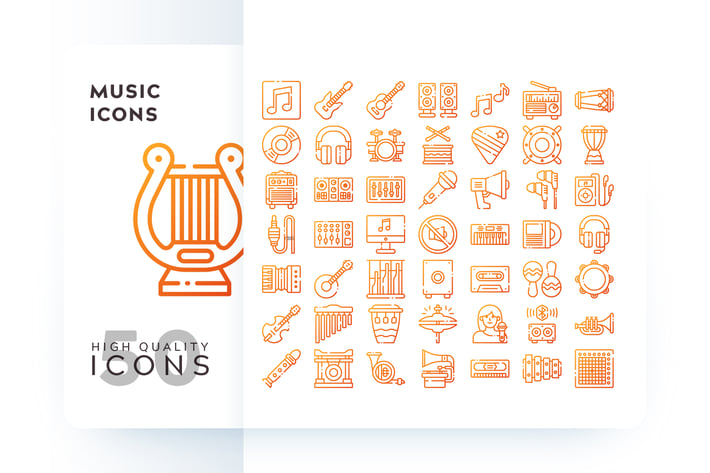 AWR MUSIC OUTLINE GRADIENT