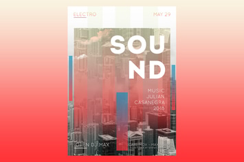 Sound Music Flyer Poster