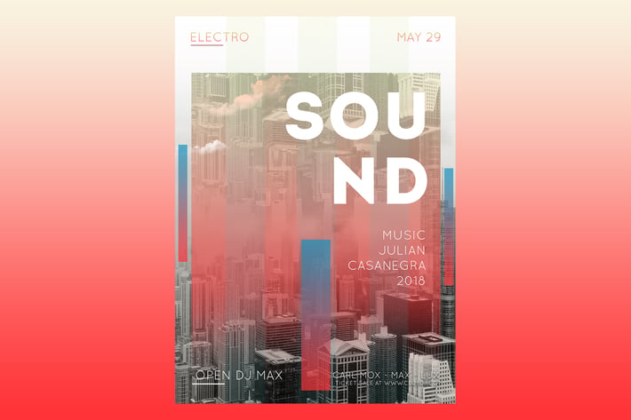 Sound Music Flyer Poster