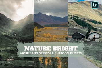 Nature Bright Lightroom Presets Dekstop and Mobile