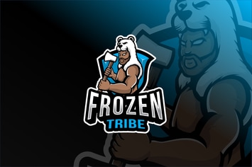 Frozen Tribe Esport Logo Template
