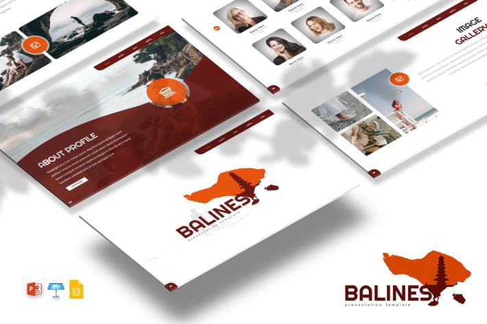 Balines - Travel Template PPTX / GSlides / Key