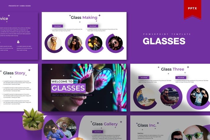 Glasses | Powerpoint Template