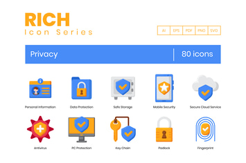 80 Privacy Icons