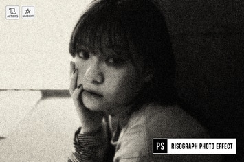 Risograph Photo Effect
