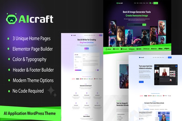 AIcraft - AI Application & Generator WordPress 