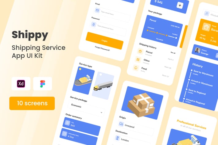 Shippy - Shipping Service Mobile App