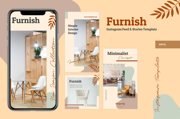 Instagram Feeds & Stories Template - Powerpoint