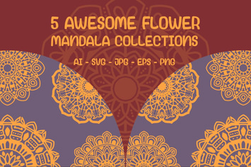 5  Awesome Flower Mandala Collections