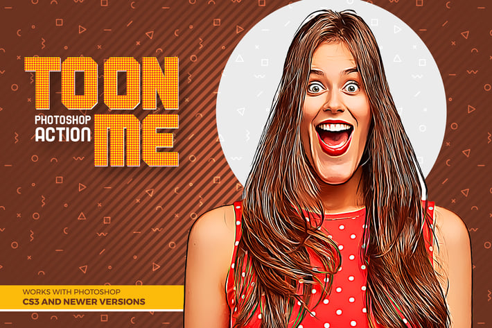 Toon-Me Photoshop Action - Cartoonize 2
