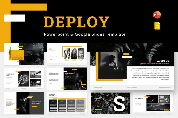 Deploy Powerpoint & Google Slides Template