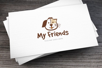 My Friends Logo Template