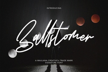 Ballstomer Signature Font