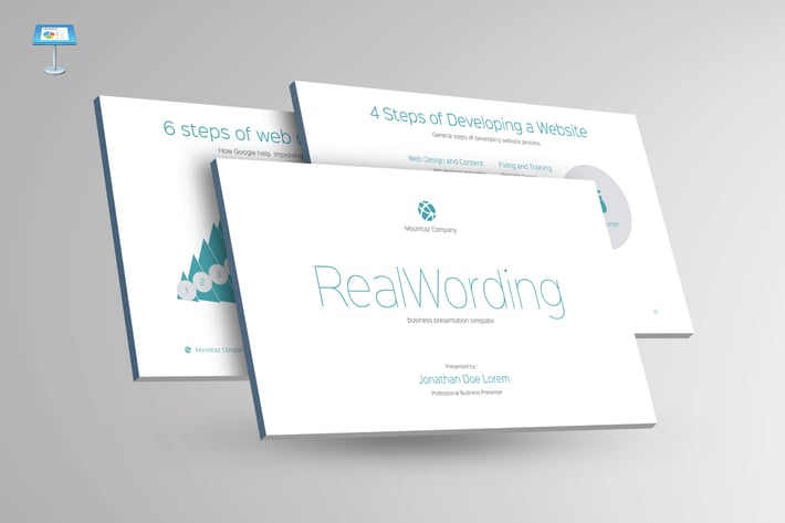 REAL WORDING - Multipurpose Keynote Template V22