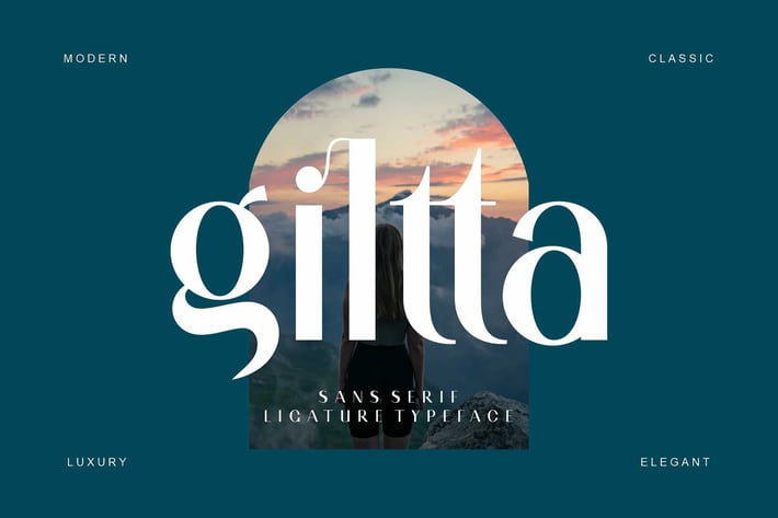 giltta Sans Serif Font